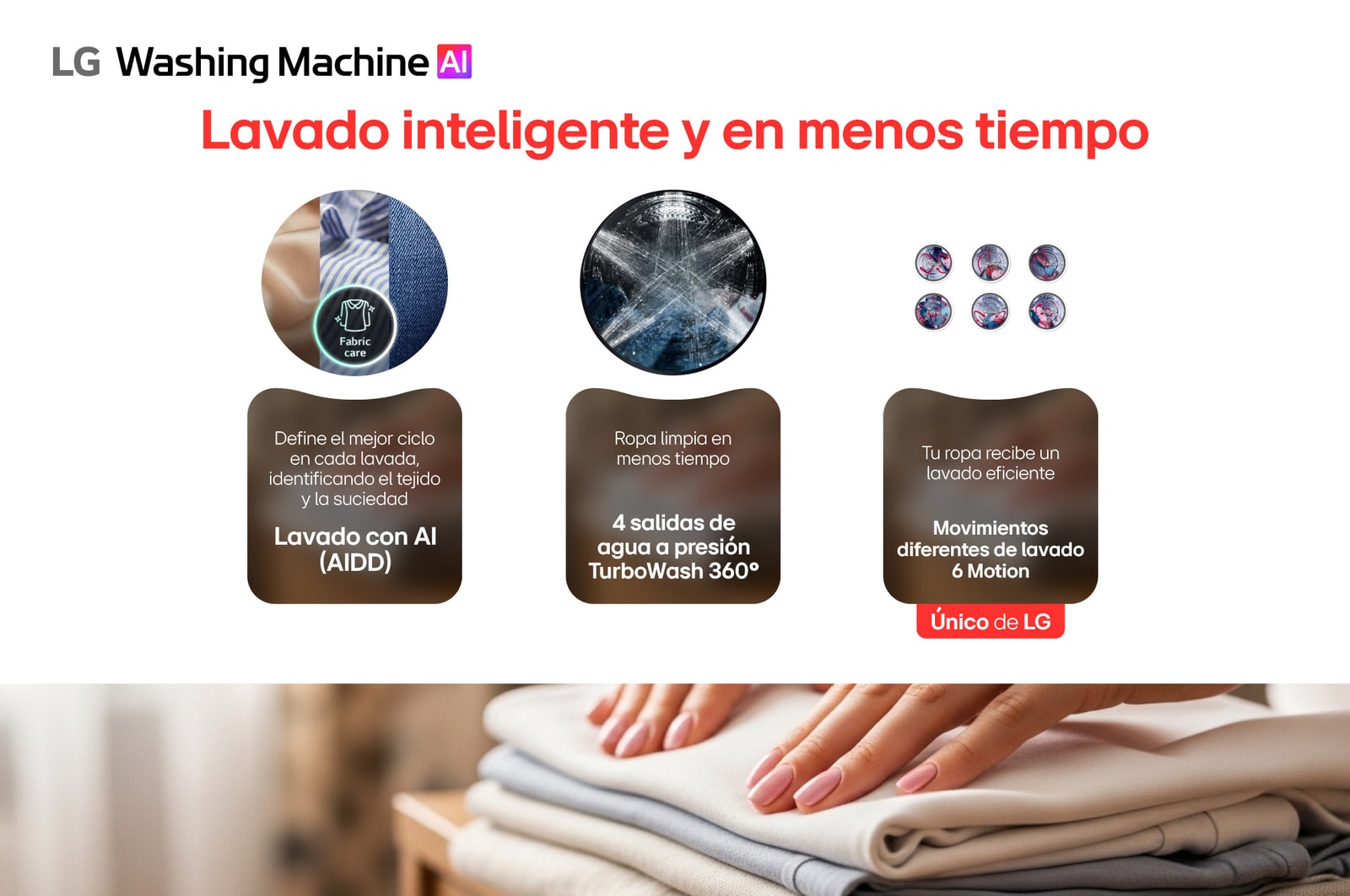 Lavado inteligentes y en menos tiempo